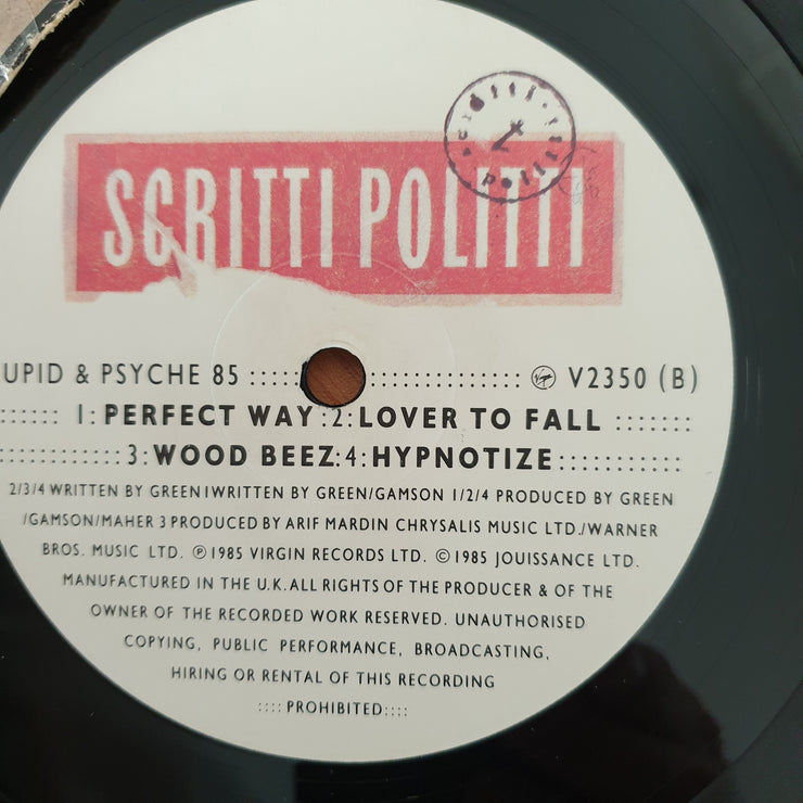 Scritti Politti – Cupid & Psyche 85 – Vinyl LP Record - Very-Good+ Quality (VG+) (verygoodplus)