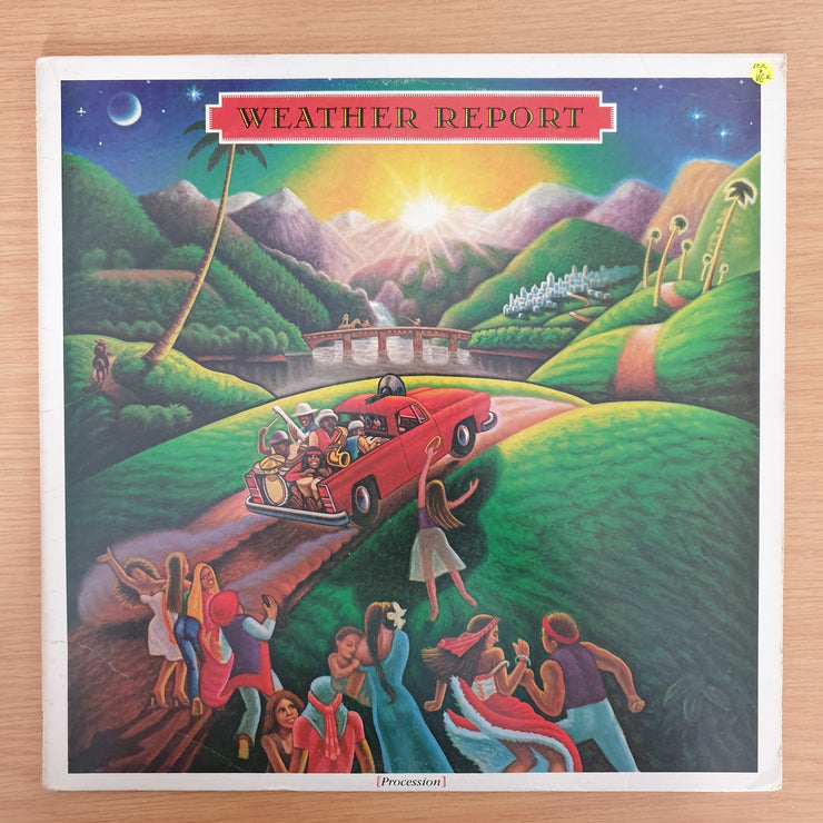 Weather Report – Procession US) - Vinyl LP Record - Very-Good+ Quality (VG+) (verygoodplus)