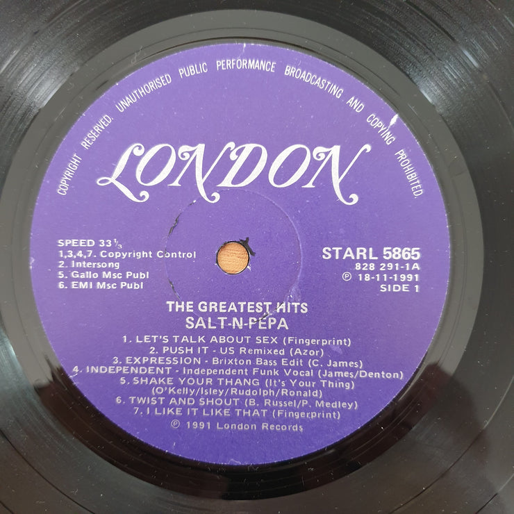 Salt 'N' Pepa – The Greatest Hits  – Vinyl LP Record - Very-Good+ Quality (VG+)