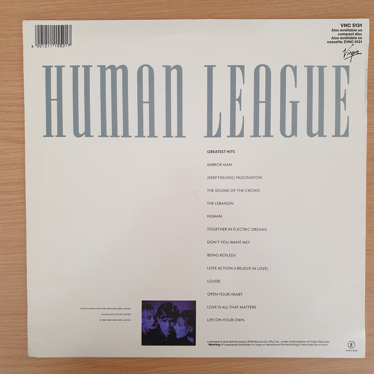 Human League – Greatest Hits- Vinyl LP Record - Very-Good+ Quality (VG+)
