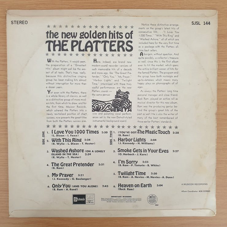 The Platters – The New Golden Hits Of The Platters - Vinyl LP Record - Very-Good+ Quality (VG+)