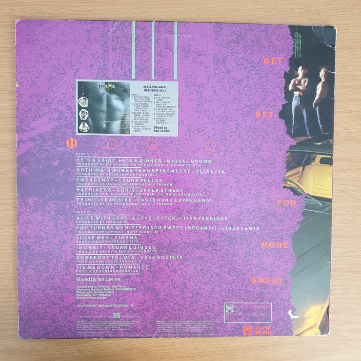 High Energy - Get Set for More Sweat - Vinyl LP Record - Very-Good+ Quality (VG+)