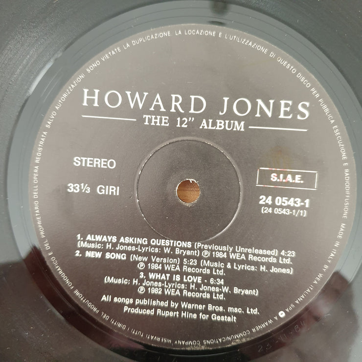 Howard Jones – The 12" Album - Vinyl LP Record - Very-Good+ Quality (VG+) (verygoodplus)