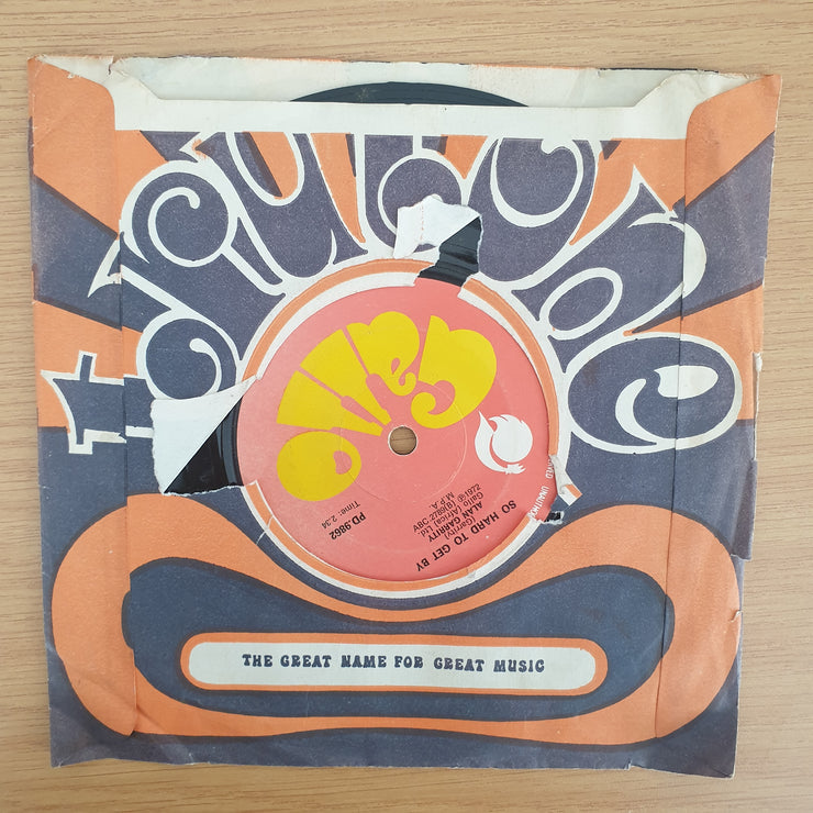 Alan Garrity – Home Isn't Home Anymore / So Hard To Get By - Vinyl 7" Record - Very-Good+ Quality (VG+) (verygoodplus7)