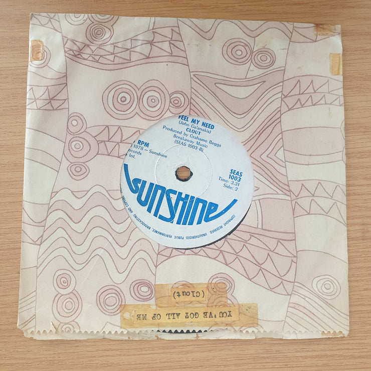 Clout – You've Got All Of Me (Rhodesia) - Vinyl 7" Record - Very-Good+ Quality (VG+) (verygoodplus7)
