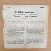 Elvis Presley – Elvis, Volume 2 - Vinyl 7" Record - Very-Good Quality (VG)  (verry7)