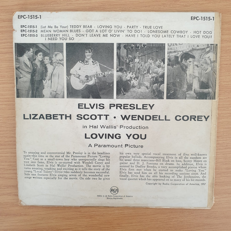 Elvis Presley – Elvis, Volume 1 - Vinyl 7" Record - Very-Good+ Quality (VG+) (verygoodplus7)