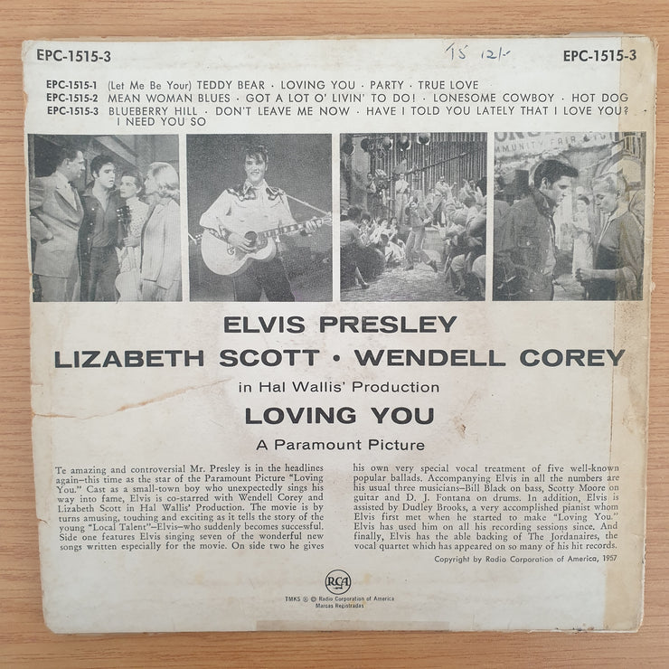 Elvis Presley – Elvis, Volume 1 - Vinyl 7" Record - Very-Good+ Quality (VG+) (verygoodplus7)