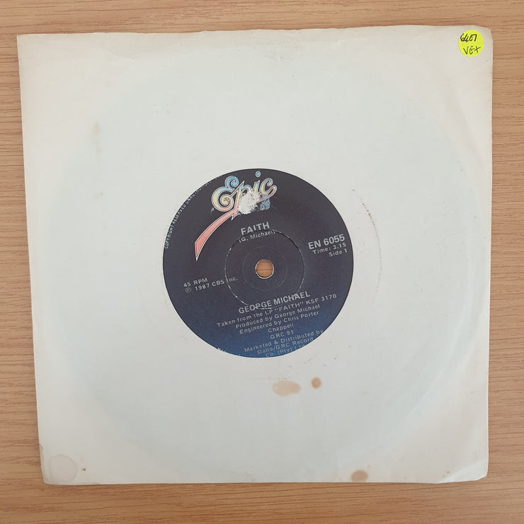 George Michael – Faith - Vinyl 7" Record - Very-Good+ Quality (VG+)