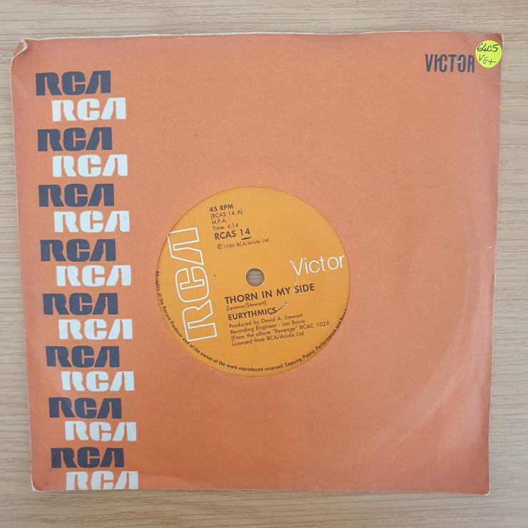 Eurythmics – Thorn In My Side  - Vinyl 7" Record - Very-Good+ Quality (VG+) (verygoodplus7)