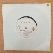 Bee Gees ‎– You Win Again / Backtafunk - Vinyl 7" Record - Very-Good+ Quality (VG+)