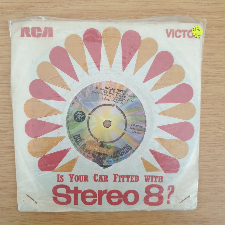 1910 Fruitgum Co. ‎– Indian Giver - Vinyl 7" Record - Very-Good+ Quality (VG+) (verygoodplus7)