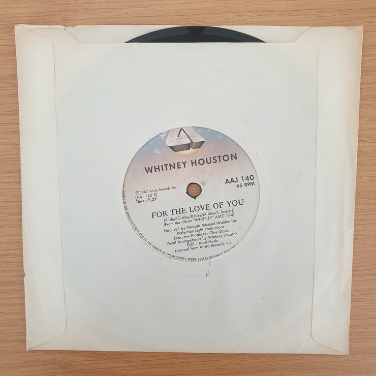 Whitney Houston – So Emotional - Vinyl 7" Record - Very-Good+ Quality (VG+) (verygoodplus7)