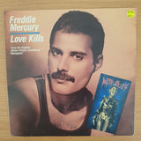 Freddie Mercury – Love Kills - Vinyl 7" Record - Very-Good+ Quality (VG+) (verygoodplus7)
