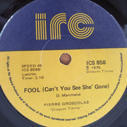 Pierre Groscolas – Lady Lay / Fool (Can't You See She's Gone) - Vinyl 7" Record - Very-Good+ Quality (VG+) (verygoodplus7)