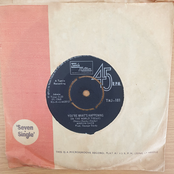 Marvin Gaye – I Heard It Through The Grapevine - Vinyl 7" Record - Very-Good+ Quality (VG+) (verygoodplus7)