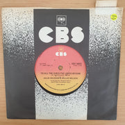 Julio Iglesias And Willie Nelson ‎– To All The Girls I've Loved Before - Vinyl 7" Record - Very-Good+ Quality (VG+)