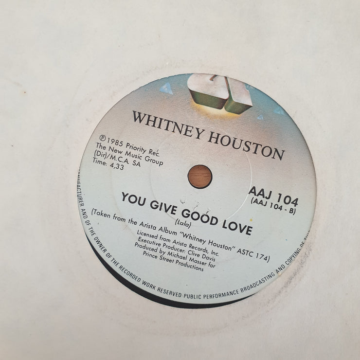Whitney Houston – Saving All My Love For You - Vinyl 7" Record - Very-Good+ Quality (VG+) (verygoodplus)