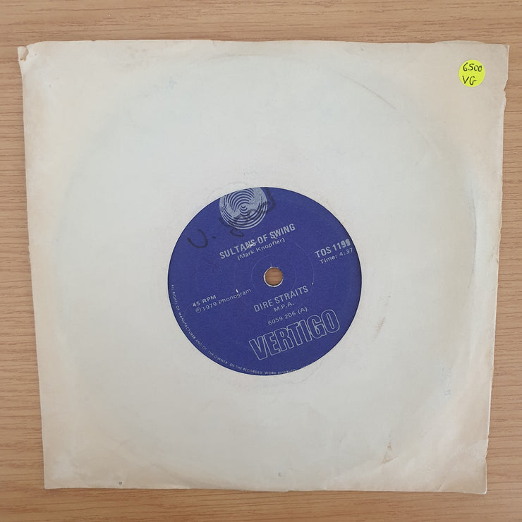 Dire Straits – Sultans Of Swing - Vinyl 7" Record - Very-Good+ Quality (VG+) (verygoodplus7)