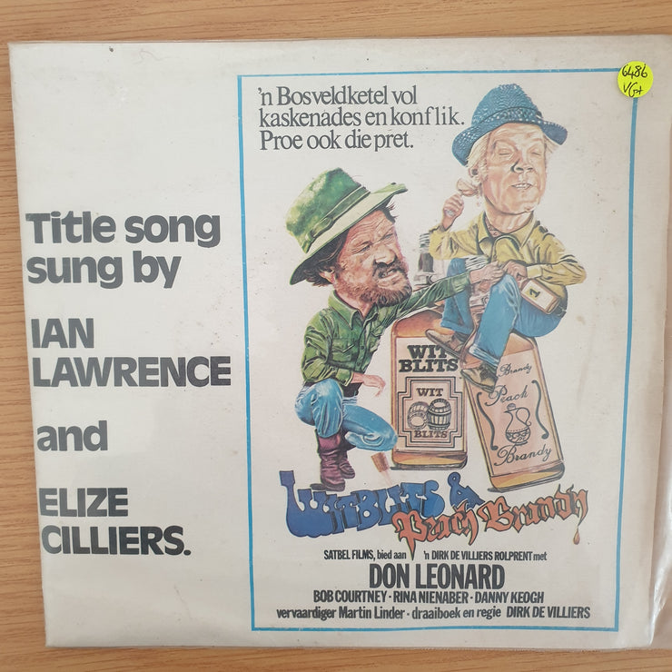 Witblits & Peach Brandy - Ian Lawrence and Elize Cilliers - Vinyl 7" Record - Very-Good+ Quality (VG+) (verygoodplus7)