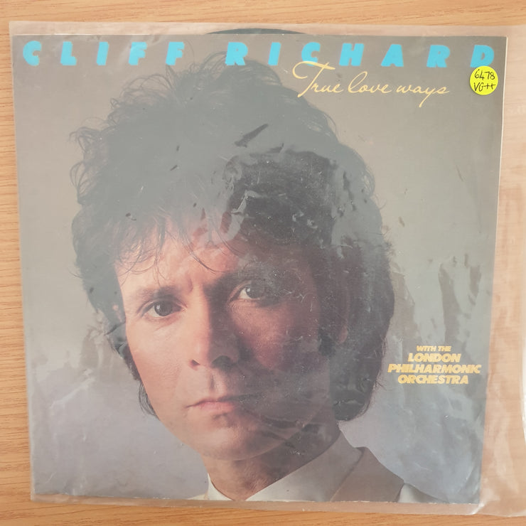 Cliff Richard With The London Philharmonic Orchestra – True Love Ways - Vinyl 7" Record - Very-Good+ Quality (VG+) (verygoodplus7)