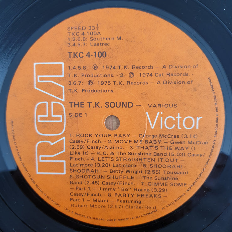 The TK Sound - George Mc Rae +....  - Vinyl LP Record - Very-Good+ Quality (VG+) (verygoodplus)