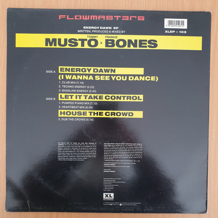 Flowmasters – Energy Dawn EP - Vinyl LP Record - Very-Good+ Quality (VG+)