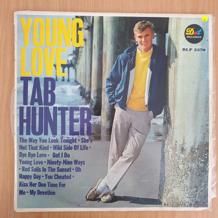 Tab Hunter – Young Love - Vinyl LP Record - Very-Good+ Quality (VG+) (verygoodplus)