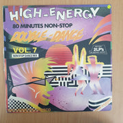 High Energy Double Dance Vol 7 - Double Vinyl LP Record - Very-Good- Quality (VG-) (minus)