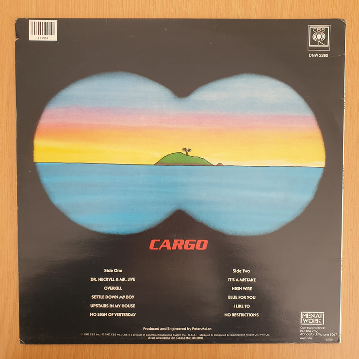 Men At Work - Cargo - with Original Inner/Lyrics - Vinyl LP Record - Very-Good+ Quality (VG+)