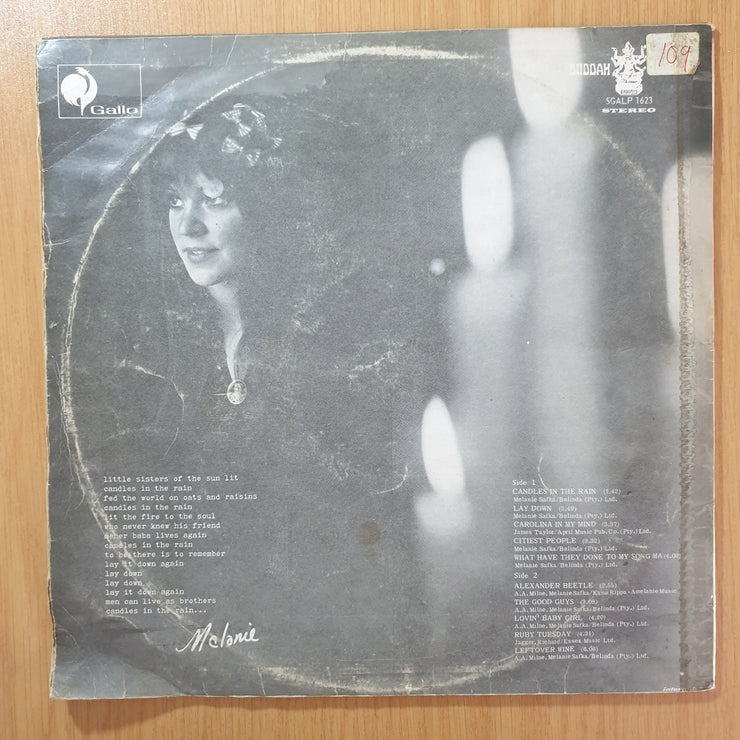 Melanie ‎– Candles In The Rain - Vinyl LP Record - Good+ Quality (G+) (gplus)