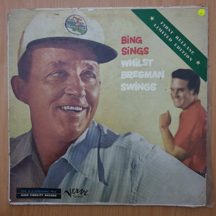 Bing Crosby, Buddy Bregman – Bing Sings Whilst Bregman Swings - Vinyl LP Record - Good+ Quality (G+) (gplus)