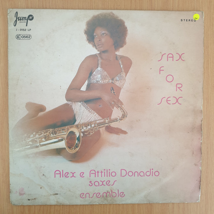 Alex E Attilio Donadio – Sax For Six - Vinyl LP Record - Good+ Quality (G+) (gplus)
