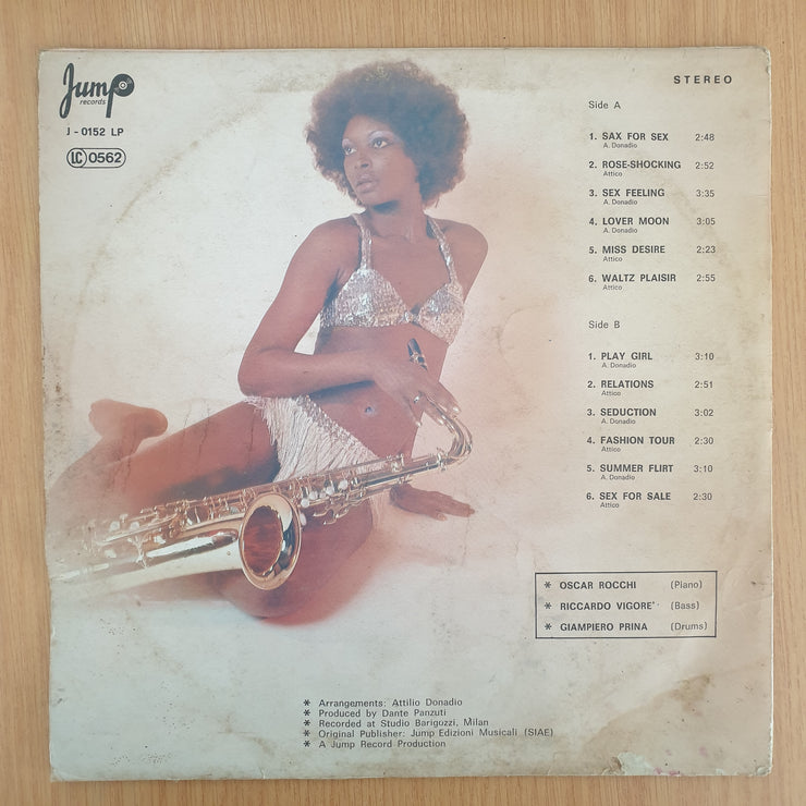 Alex E Attilio Donadio – Sax For Six - Vinyl LP Record - Good+ Quality (G+) (gplus)