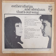 Esther Ofarim And Abraham – That's Our Song -  Vinyl LP Record - Good+ Quality (G+) (gplus)