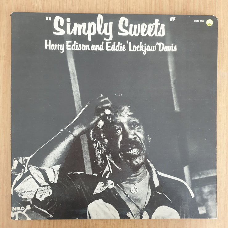 Harry Edison and Eddie 'Lockjaw' Davis – Simply Sweets - Vinyl LP Record - Very-Good+ Quality (VG+) (verygoodplus)