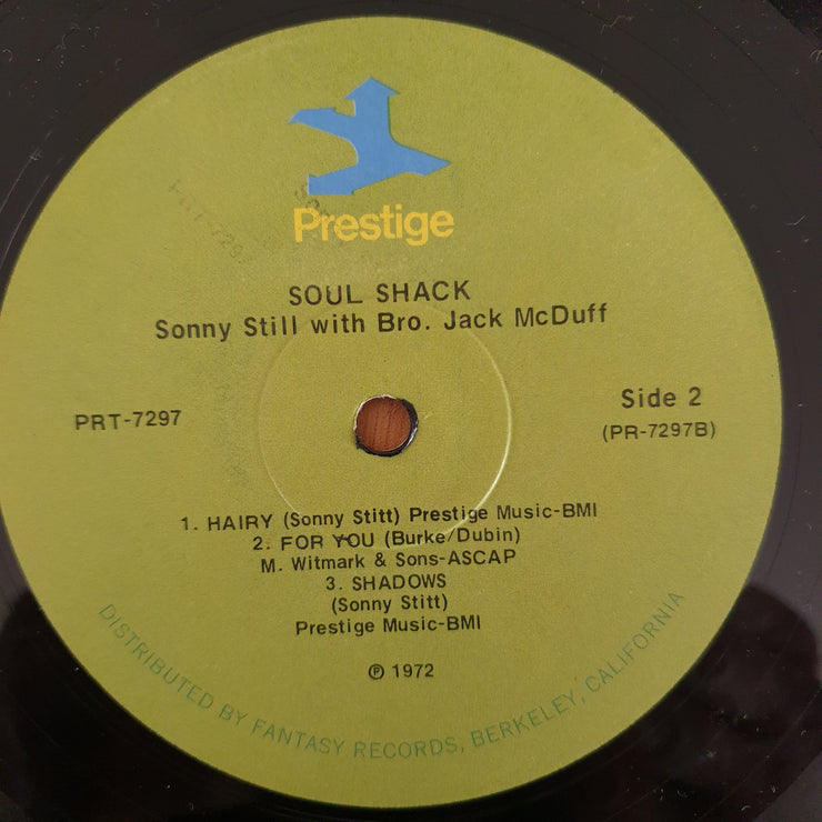 Sonny Stitt With Jack McDuff – Soul Shack - Vinyl LP Record - Very-Good+ Quality (VG+) (verygoodplus)