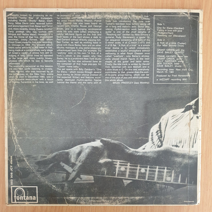 Grant Green With The Dave Bailey Quintet – Our Miss Brooks -  Vinyl LP Record - Good+ Quality (G+) (gplus)