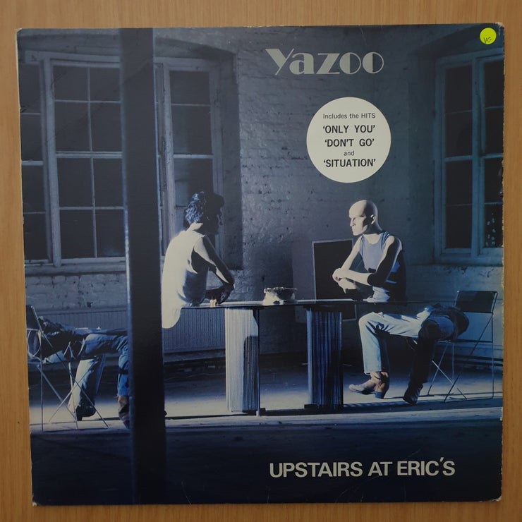 Yazoo - Upstairs at Eric's - Vinyl LP Record - Very-Good Quality (VG)  (verry)