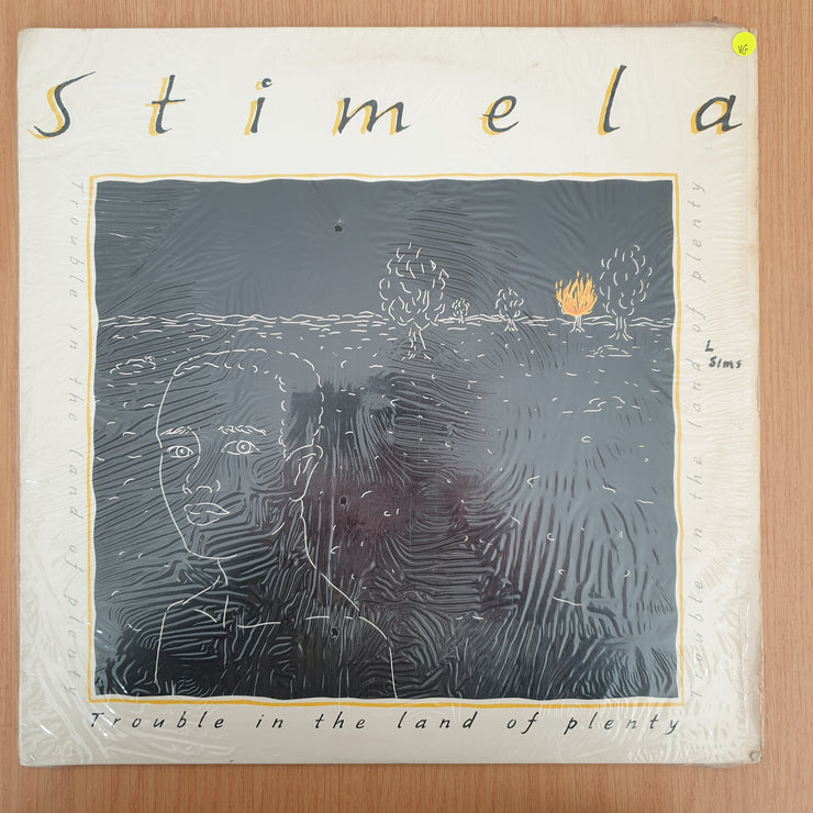 Stimela – Trouble In The Land Of The Plenty - Vinyl LP Record - Very-Good Quality (VG)  (verry)