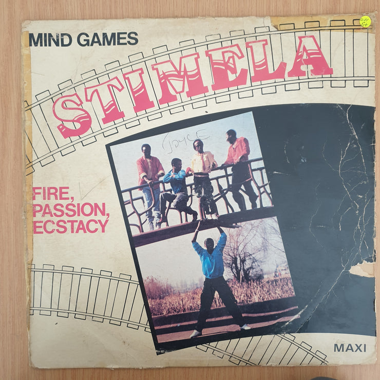 Stimela – Fire, Passion, Ecstasy/Mind Games -  Vinyl LP Record - Good+ Quality (G+) (gplus)