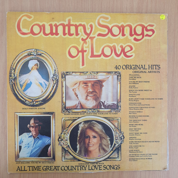 Country Songs of Love (Rhodesia) - Vinyl LP Record - Very-Good Quality (VG)  (verry)