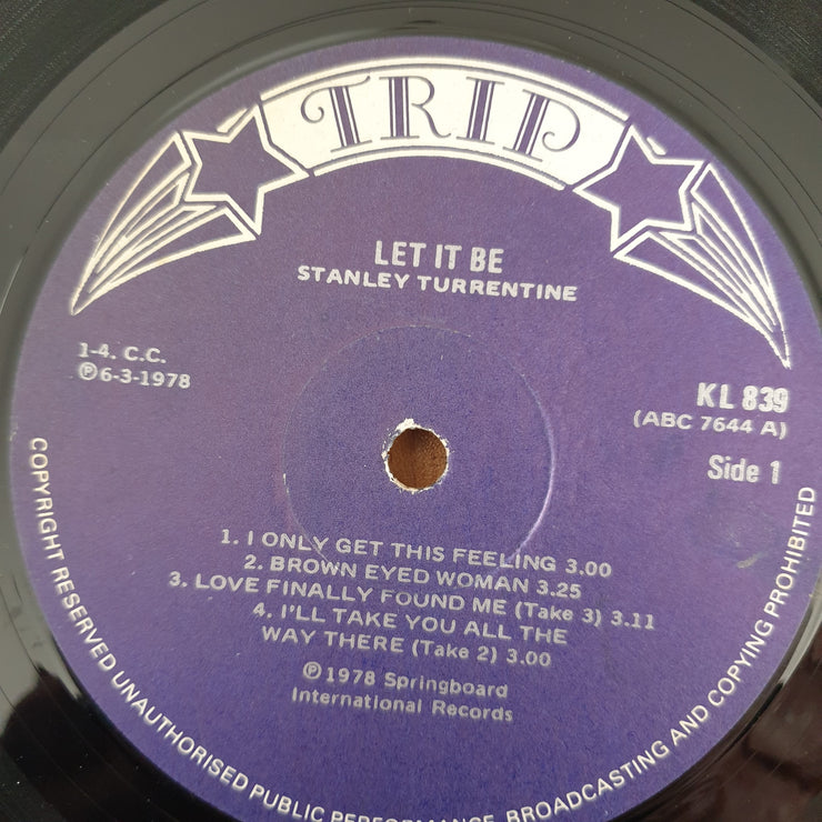 Stanley Turrentine - Let it Be -Vinyl LP Record - Good+ Quality (G+) (gplus)