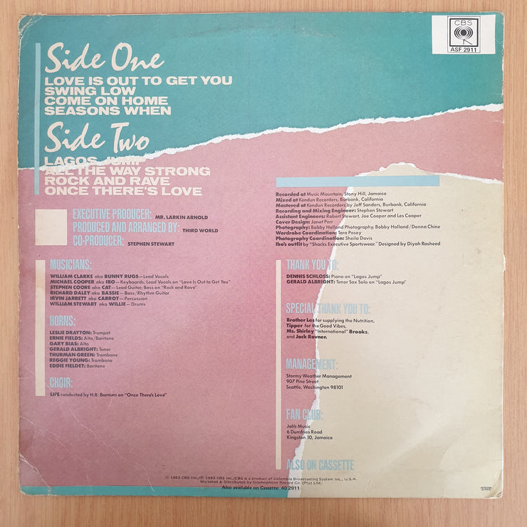 Third World - All the Way Strong  - Vinyl LP Record  - Fair/Good Quality (G)