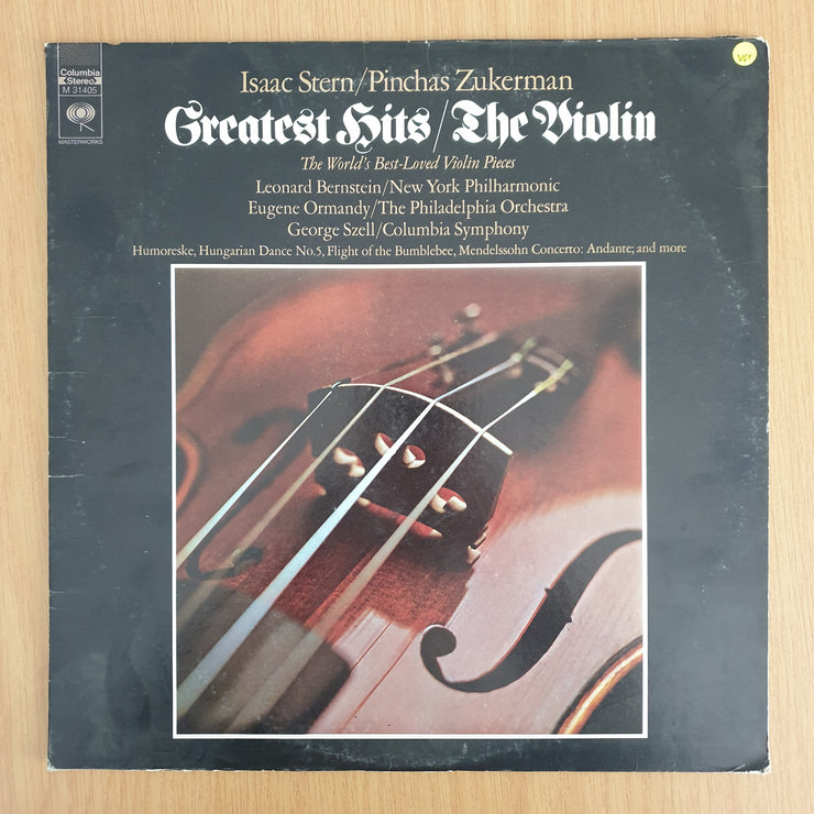 Isaac Stern, Pinchas Zukerman – Greatest Hits / The Violin – Vinyl LP Record - Very-Good+ Quality (VG+) (verygoodplus)