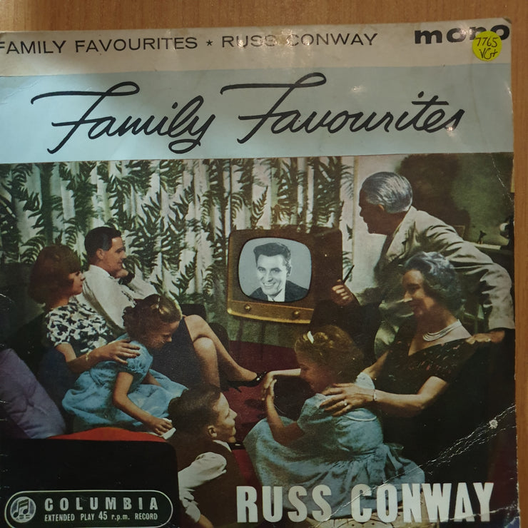 Russ Conway – Family Favourites - 7" Vinyl Record  (VG+) (DLB)