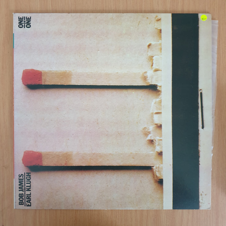 Bob James & Earl Klugh ‎– One On One - Vinyl LP Record - Very-Good+ Quality (VG+) (verygoodplus)