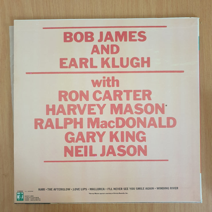 Bob James & Earl Klugh ‎– One On One - Vinyl LP Record - Very-Good+ Quality (VG+) (verygoodplus)