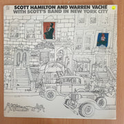 Scott Hamilton And Warren Vache – Scott Hamilton And Warren Vaché With Scott's Band In New York City - Vinyl LP Record - Very-Good+ Quality (VG+) (verygoodplus)
