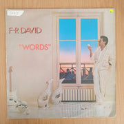F.R. David (FR)  - Words - Vinyl LP Record - Very-Good+ Quality (VG+) (verygoodplus)